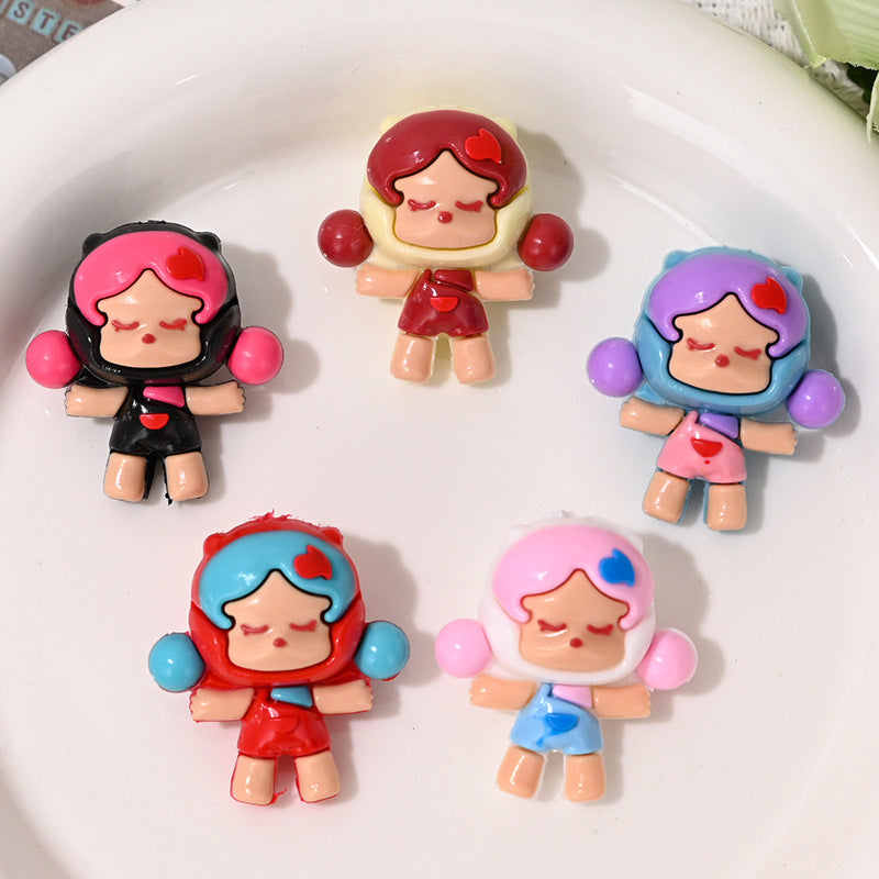 Perforated Cartoon SP Foam Matte Soft Glue Beads 3D Cute DIY Phone Chain Handmade Beaded Pen Accessories