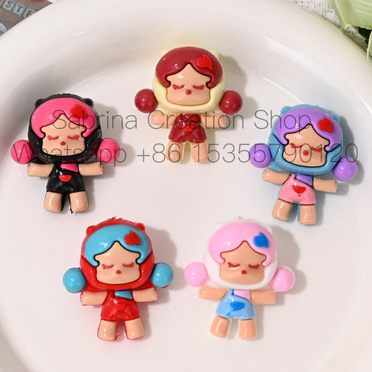 Perforated Cartoon SP Foam Matte Soft Glue Beads 3D Cute DIY Phone Chain Handmade Beaded Pen Accessories