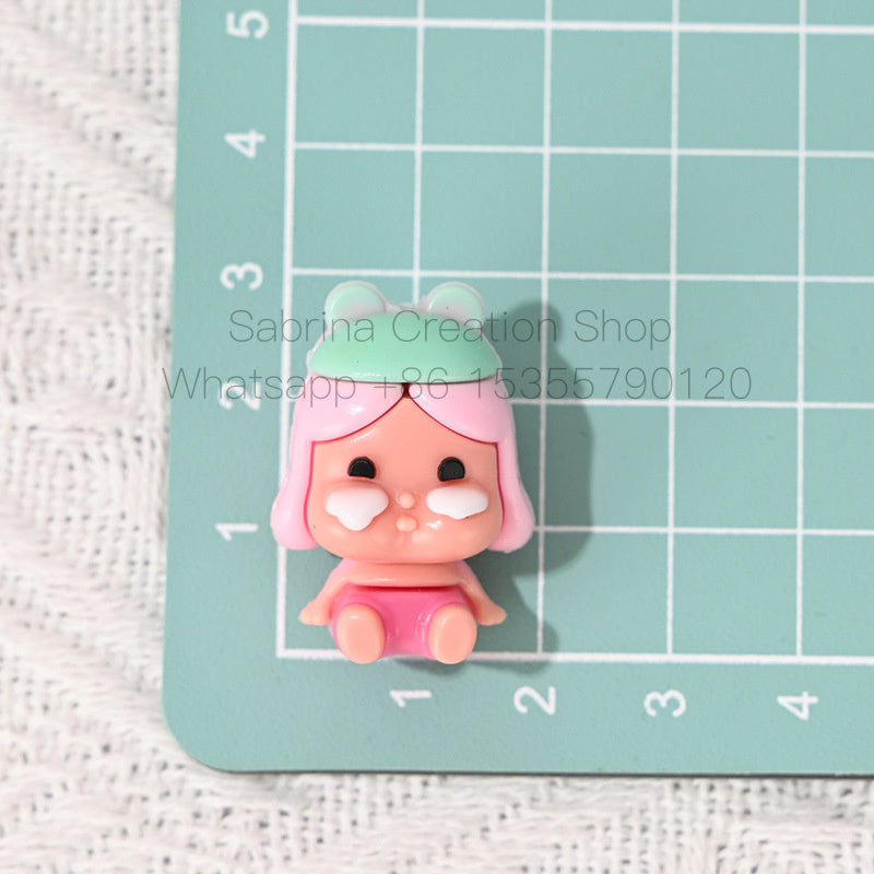 Perforated Rubber SP Little Girl Bubble Matra DIY Phone Chain Accessories Beads Pen Handmade Loose Beads