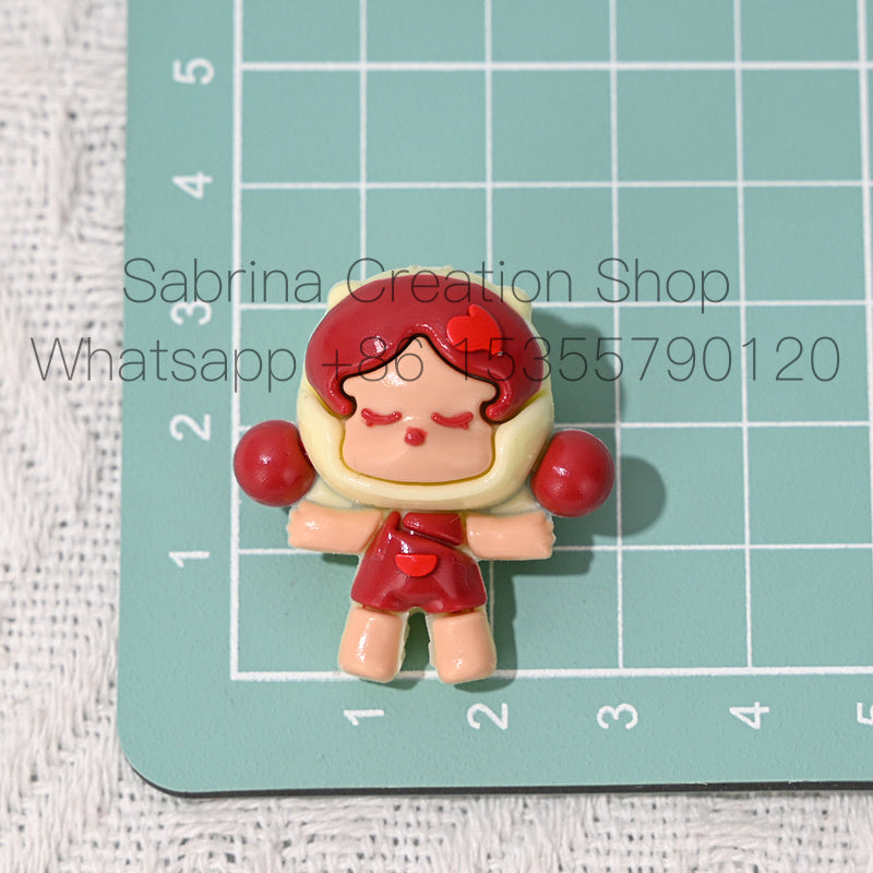 Perforated Cartoon SP Foam Matte Soft Glue Beads 3D Cute DIY Phone Chain Handmade Beaded Pen Accessories