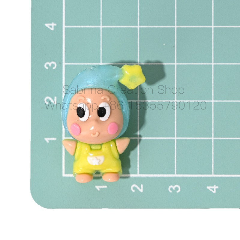 50pcs-Twinkle Twinkle  Bead Star People DIY Keychain Mobile Chain Accessory