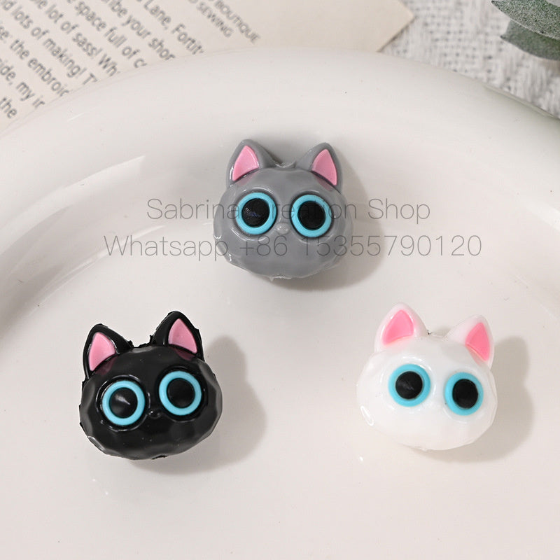 Cartoon Mixed Style 3D Rubber Beads DIY Phone Chain Accessories Beaded Pen Silicone Cute Beads for Dolls Wholesale