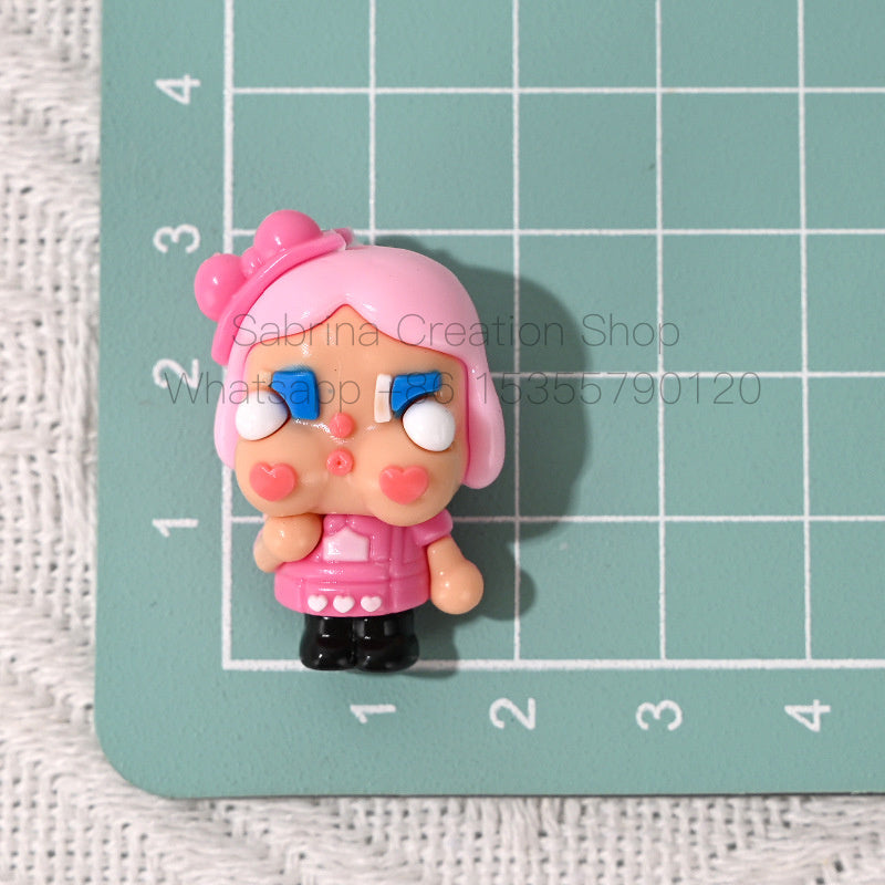 3D Crying Baby with Hole Cute Rubber Beads DIY Phone Chain Accessories Wholesale Beaded Pen Accessories Wholesale