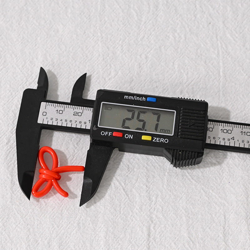 27mm Bowknot Acrylic Beads Through Hole Bow Tie DIY Phone Chain Accessories Beading Pen Materials Loose Beads