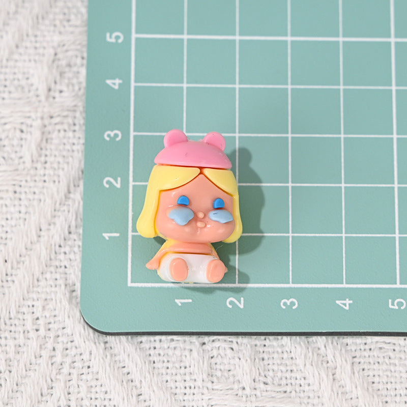 Perforated Rubber SP Little Girl Bubble Matra DIY Phone Chain Accessories Beads Pen Handmade Loose Beads