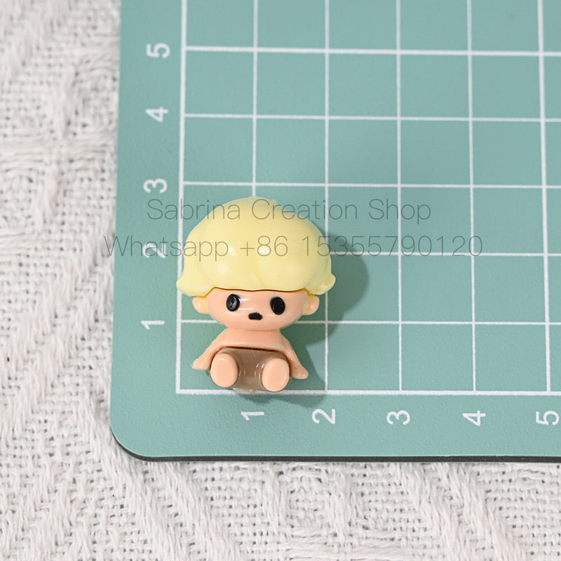 Perforated Rubber SP Little Girl Bubble Matra DIY Phone Chain Accessories Beads Pen Handmade Loose Beads