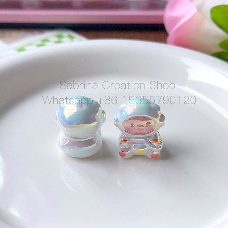 High-Quality UV Colorful 3D Cartoon Cute Bubble Beads DIY Phone Chain Material Accessories