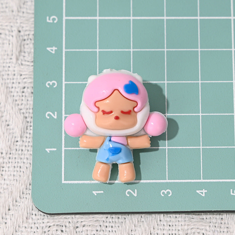 Perforated Cartoon SP Foam Matte Soft Glue Beads 3D Cute DIY Phone Chain Handmade Beaded Pen Accessories