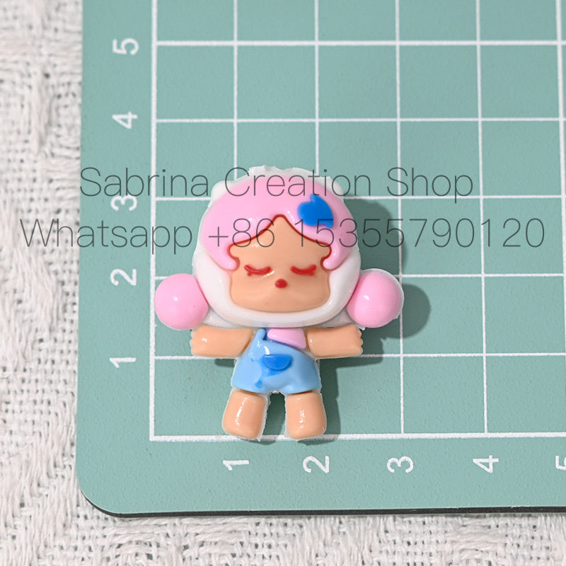 Perforated Cartoon SP Foam Matte Soft Glue Beads 3D Cute DIY Phone Chain Handmade Beaded Pen Accessories