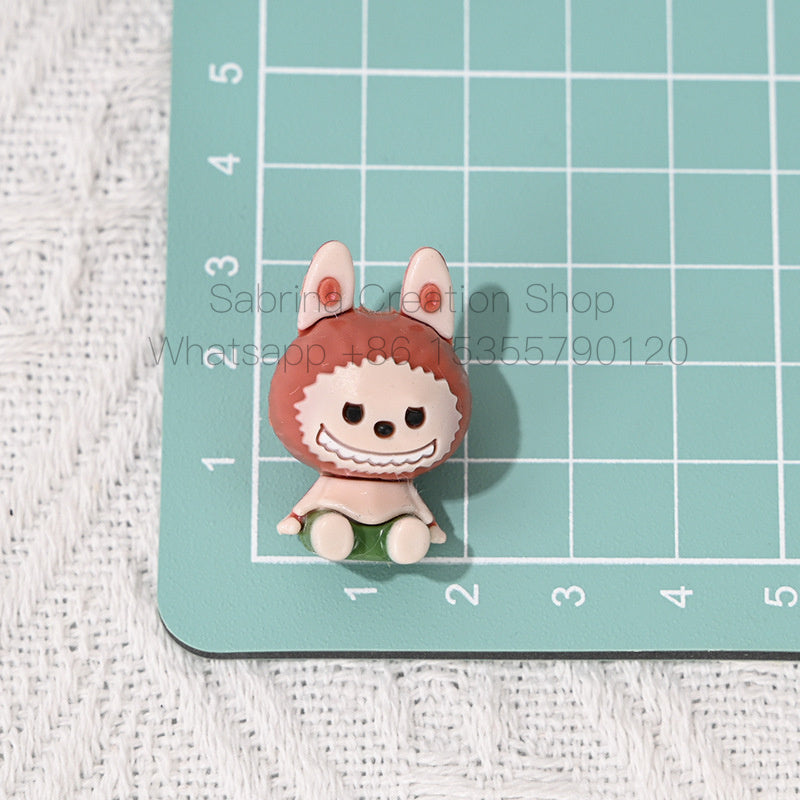 Perforated Rubber SP Little Girl Bubble Matra DIY Phone Chain Accessories Beads Pen Handmade Loose Beads