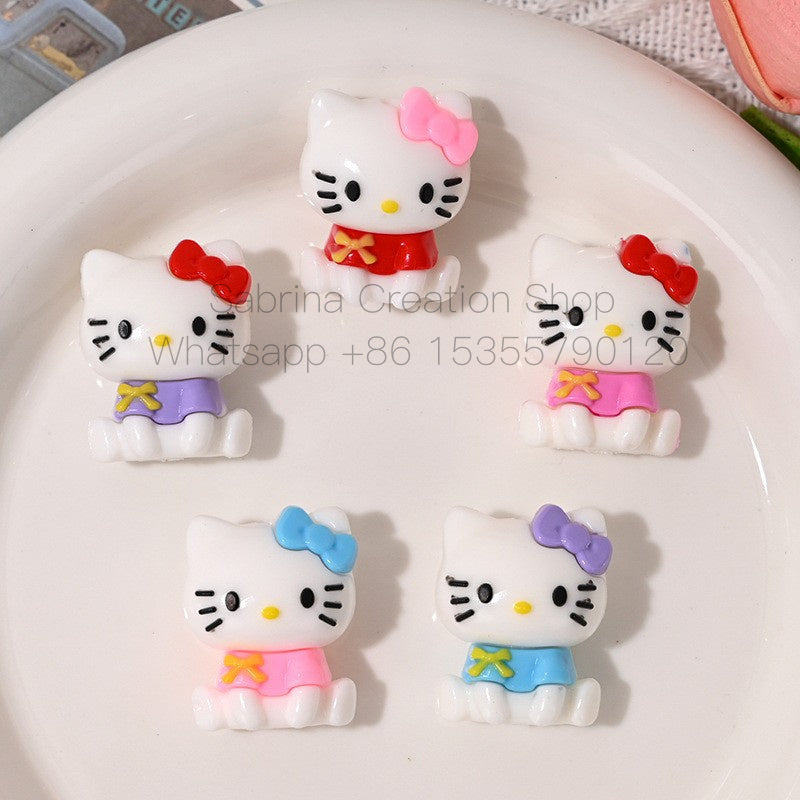 Cartoon Mixed Style 3D Rubber Beads DIY Phone Chain Accessories Beaded Pen Silicone Cute Beads for Dolls Wholesale