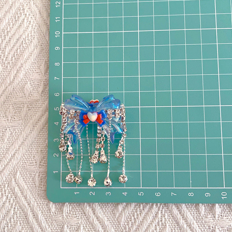 Handcrafted Heavy-duty Bowknot Tassel Loose Beads DIY Phone Chain Beaded Pen Irregular Beads Bag Chain Jewelry Accessories