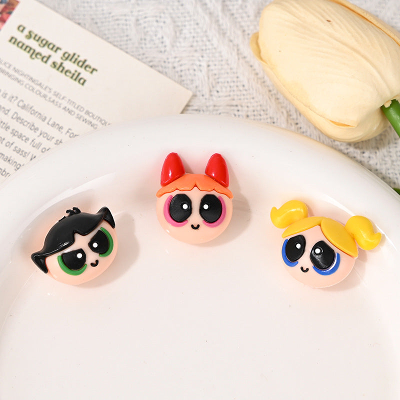 Cartoon Mixed Style 3D Rubber Beads DIY Phone Chain Accessories Beaded Pen Silicone Cute Beads for Dolls Wholesale