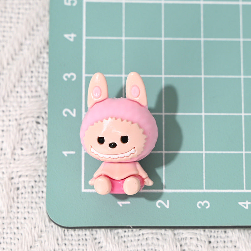 Perforated Rubber SP Little Girl Bubble Matra DIY Phone Chain Accessories Beads Pen Handmade Loose Beads