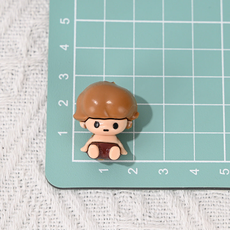 Perforated Rubber SP Little Girl Bubble Matra DIY Phone Chain Accessories Beads Pen Handmade Loose Beads