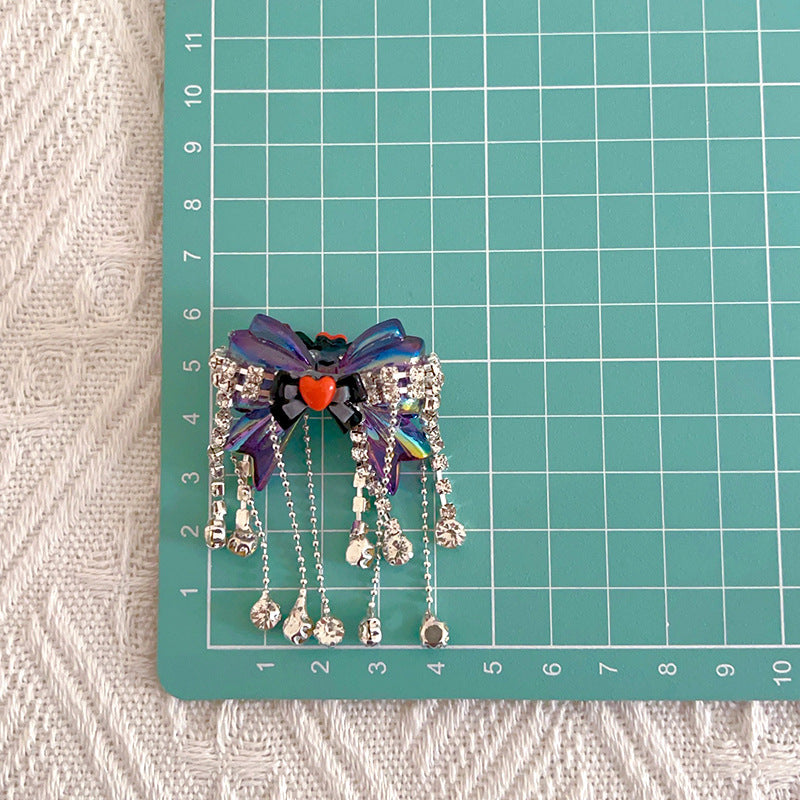 Handcrafted Heavy-duty Bowknot Tassel Loose Beads DIY Phone Chain Beaded Pen Irregular Beads Bag Chain Jewelry Accessories