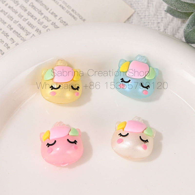 Cartoon Mixed Style 3D Rubber Beads DIY Phone Chain Accessories Beaded Pen Silicone Cute Beads for Dolls Wholesale