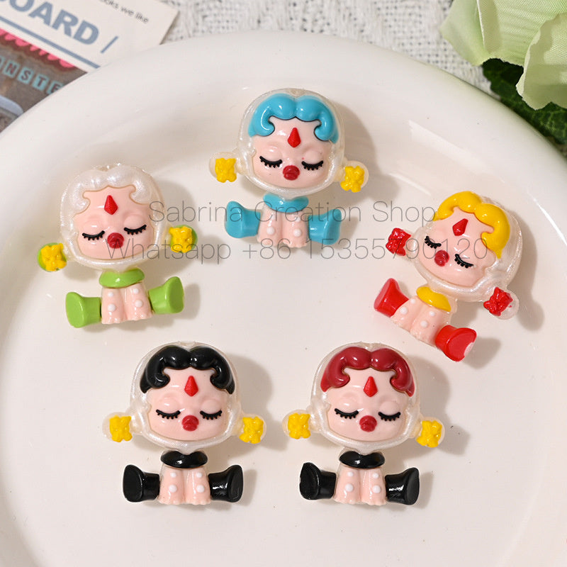 Cartoon Mixed Style 3D Rubber Beads DIY Phone Chain Accessories Beaded Pen Silicone Cute Beads for Dolls Wholesale