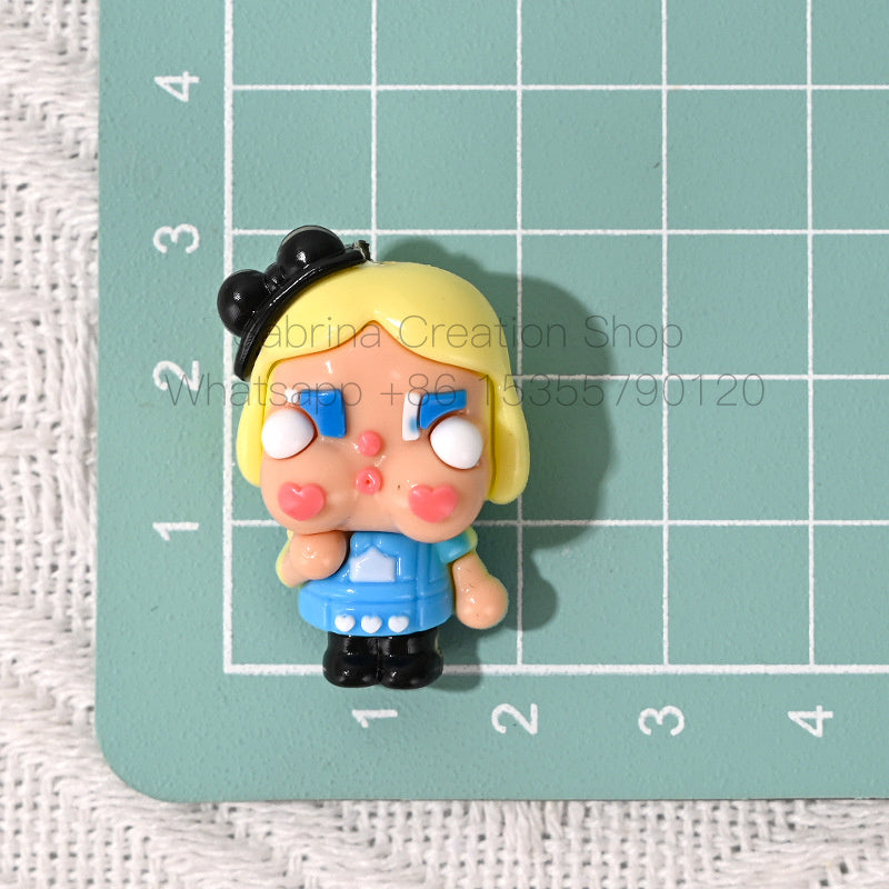 3D Crying Baby with Hole Cute Rubber Beads DIY Phone Chain Accessories Wholesale Beaded Pen Accessories Wholesale