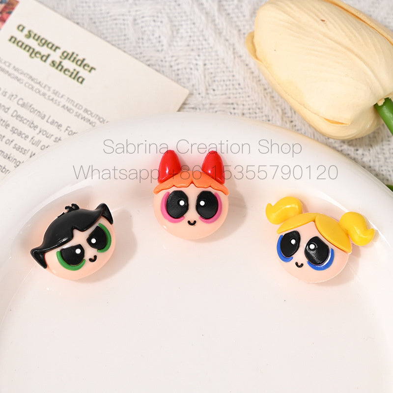 Cartoon Mixed Style 3D Rubber Beads DIY Phone Chain Accessories Beaded Pen Silicone Cute Beads for Dolls Wholesale