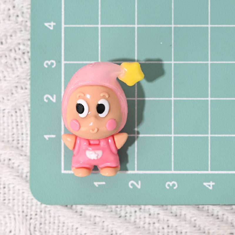 50pcs-Twinkle Twinkle  Bead Star People DIY Keychain Mobile Chain Accessory