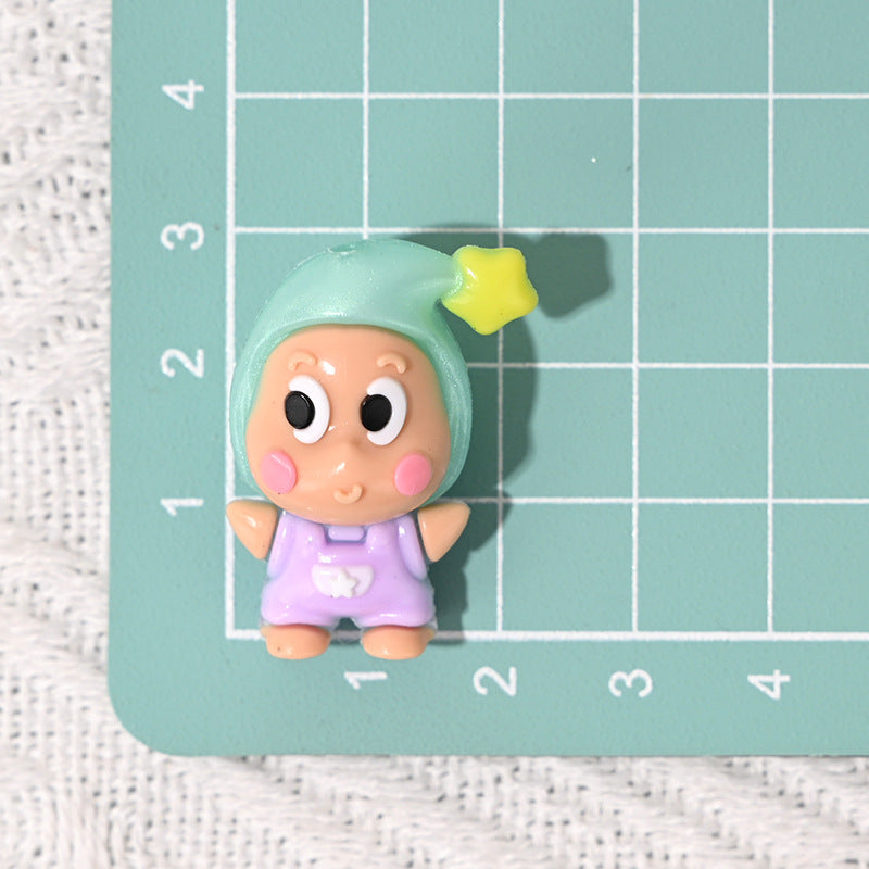 50pcs-Twinkle Twinkle  Bead Star People DIY Keychain Mobile Chain Accessory