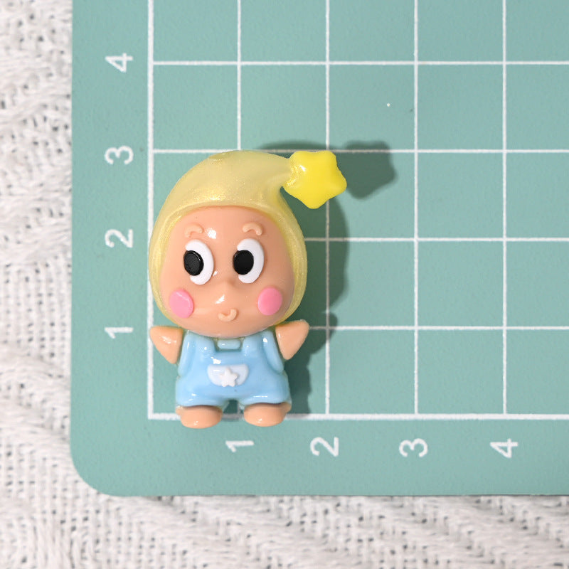 50pcs-Twinkle Twinkle  Bead Star People DIY Keychain Mobile Chain Accessory