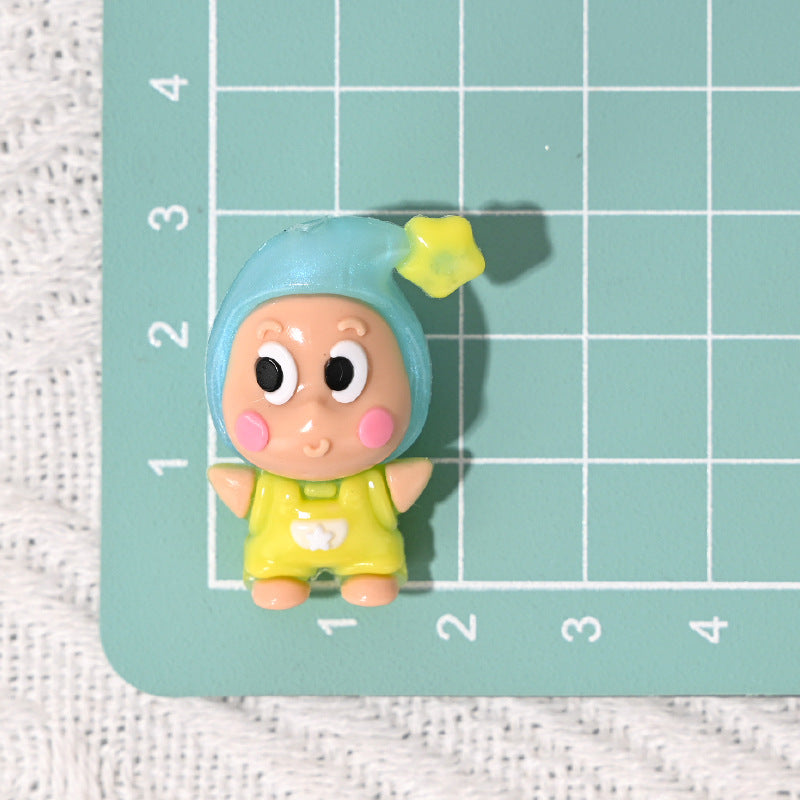 50pcs-Twinkle Twinkle  Bead Star People DIY Keychain Mobile Chain Accessory