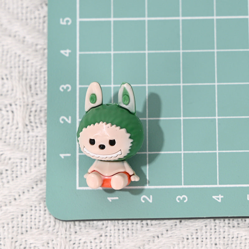 Perforated Rubber SP Little Girl Bubble Matra DIY Phone Chain Accessories Beads Pen Handmade Loose Beads