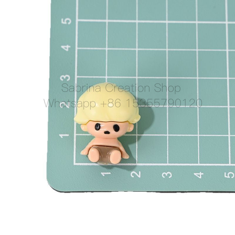 Perforated Rubber SP Little Girl Bubble Matra DIY Phone Chain Accessories Beads Pen Handmade Loose Beads